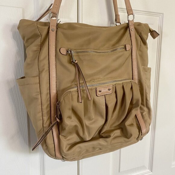 Utiliti - Tan Nylon Travel Tote/ Diaper bag - Picture 1 of 10